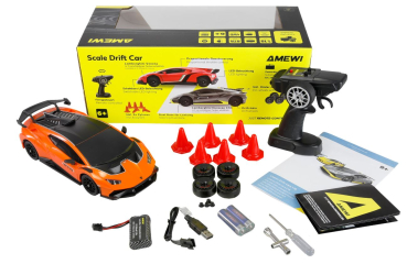 21119 Lamborghini Huracan STO Drift Car 1:18 RTR orange